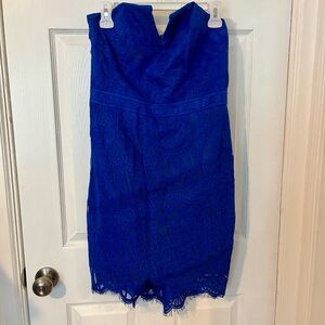 Adelyn Rae blue lace dress